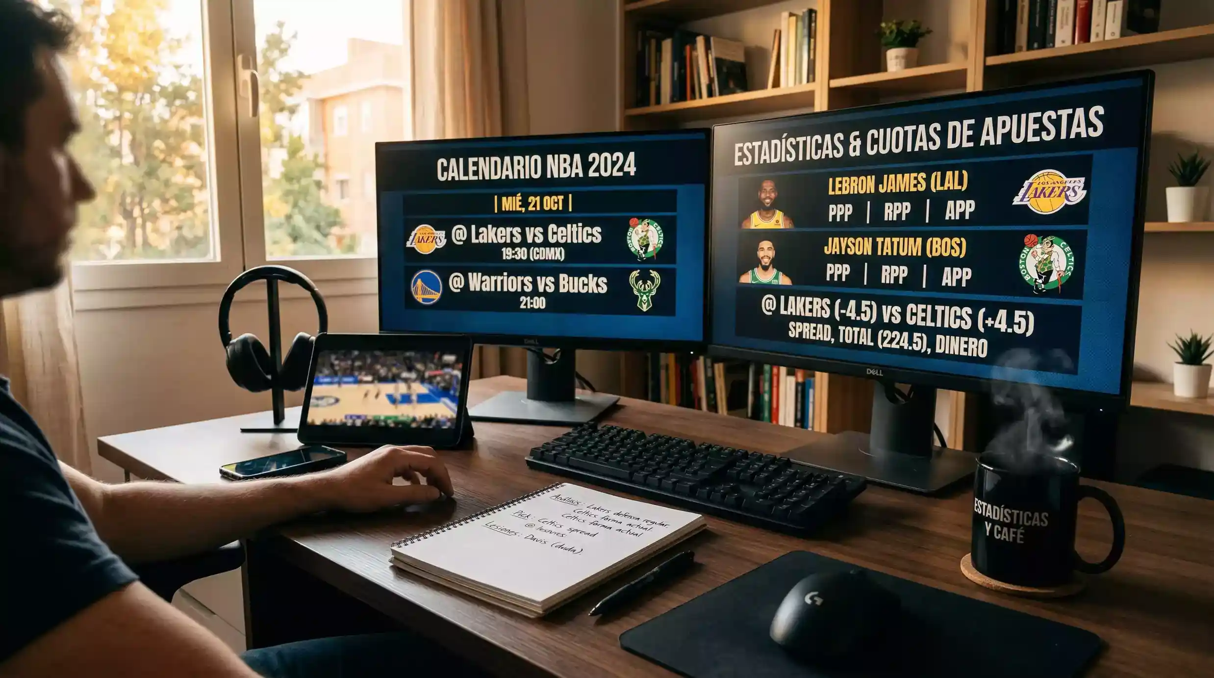 Apuestas NBA Hoy: Rutina de Análisis para los Partidos del Día